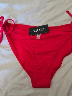 red bikini bottom
